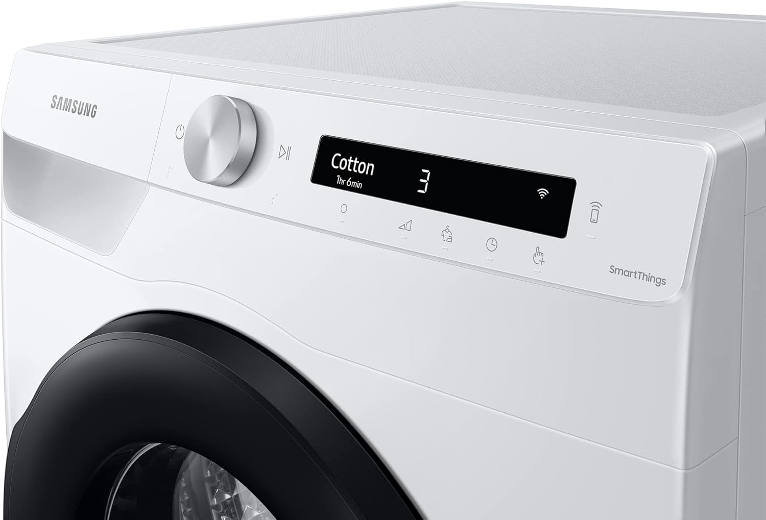 Samsung DV8GT5220AW/S2 Wärmepumpentrockner, 8 kg, Simple Control mit WiFi und Auto Cycle Link, Digital Inverter Motor, Knitterschutz und Komfort 2-in-1 Filter, Weiß