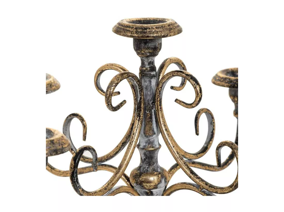 Chandelier en métal doré 29x29x47.5h