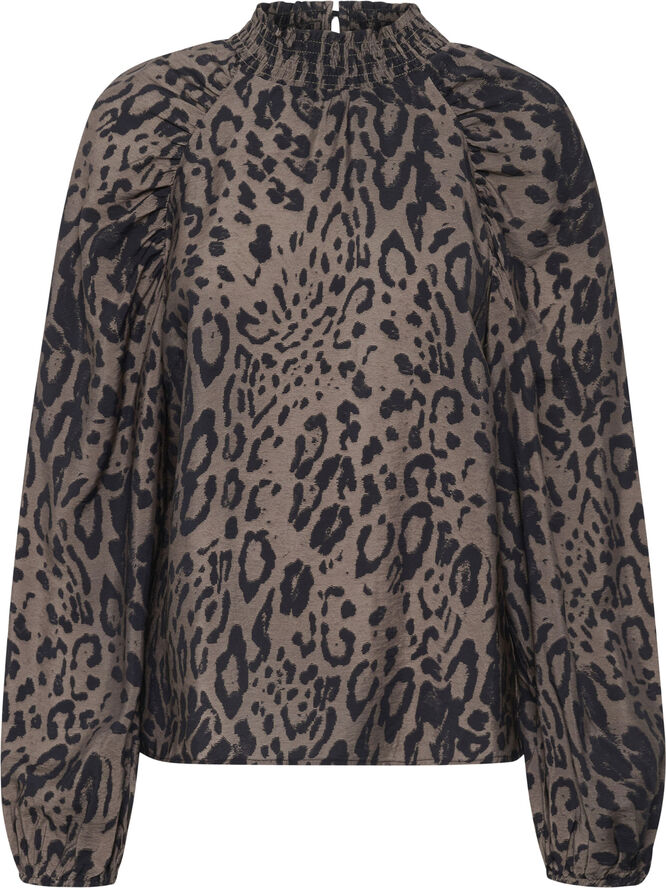 Kaffe KAjemma Blouse Major brown/black leopard