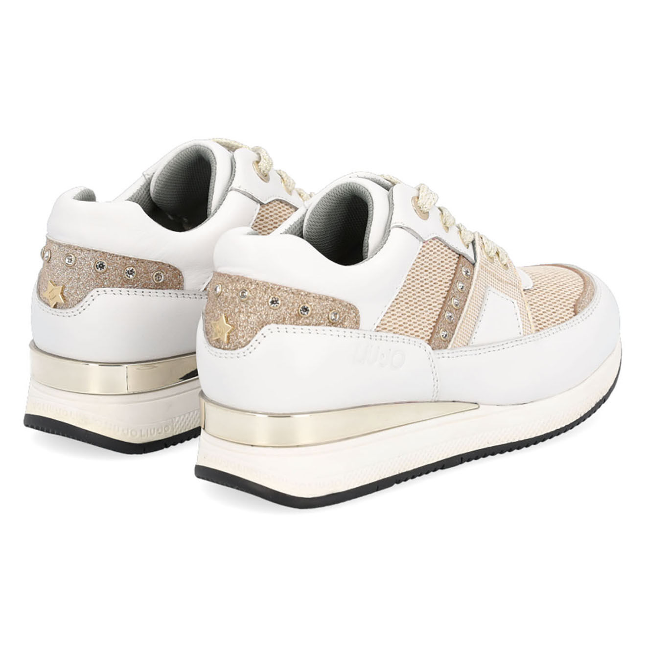 Liu-Jo Sneakers en Cuir Connie blanches
