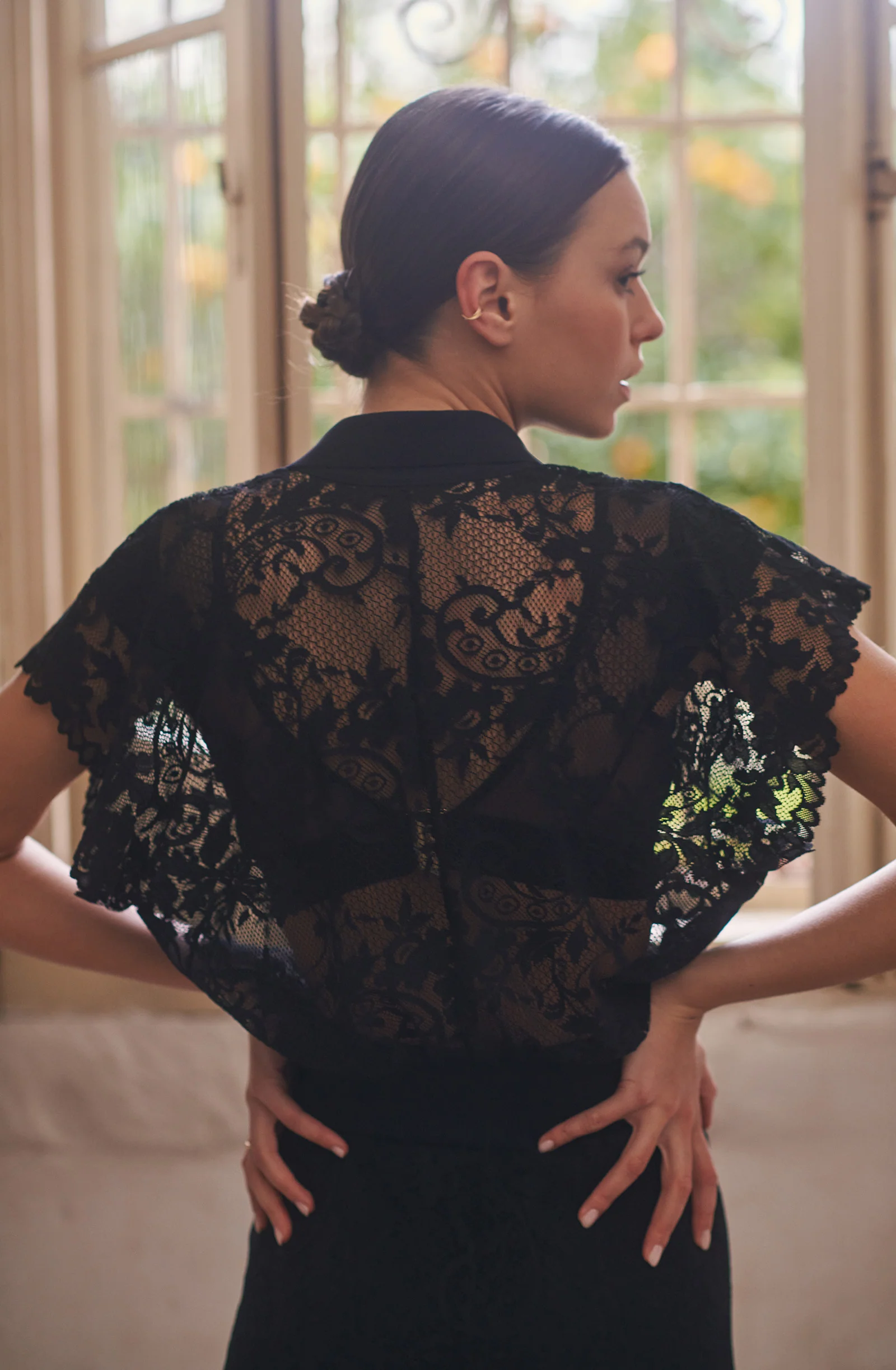 circe Combinaison en dentelle noire Noir