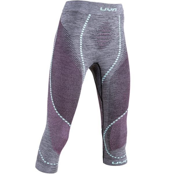 Collant thermique UYN LADY AMBITYON UW PANTS MEDIUM MELANGE BLACK MELANGE/PINK/AQUA