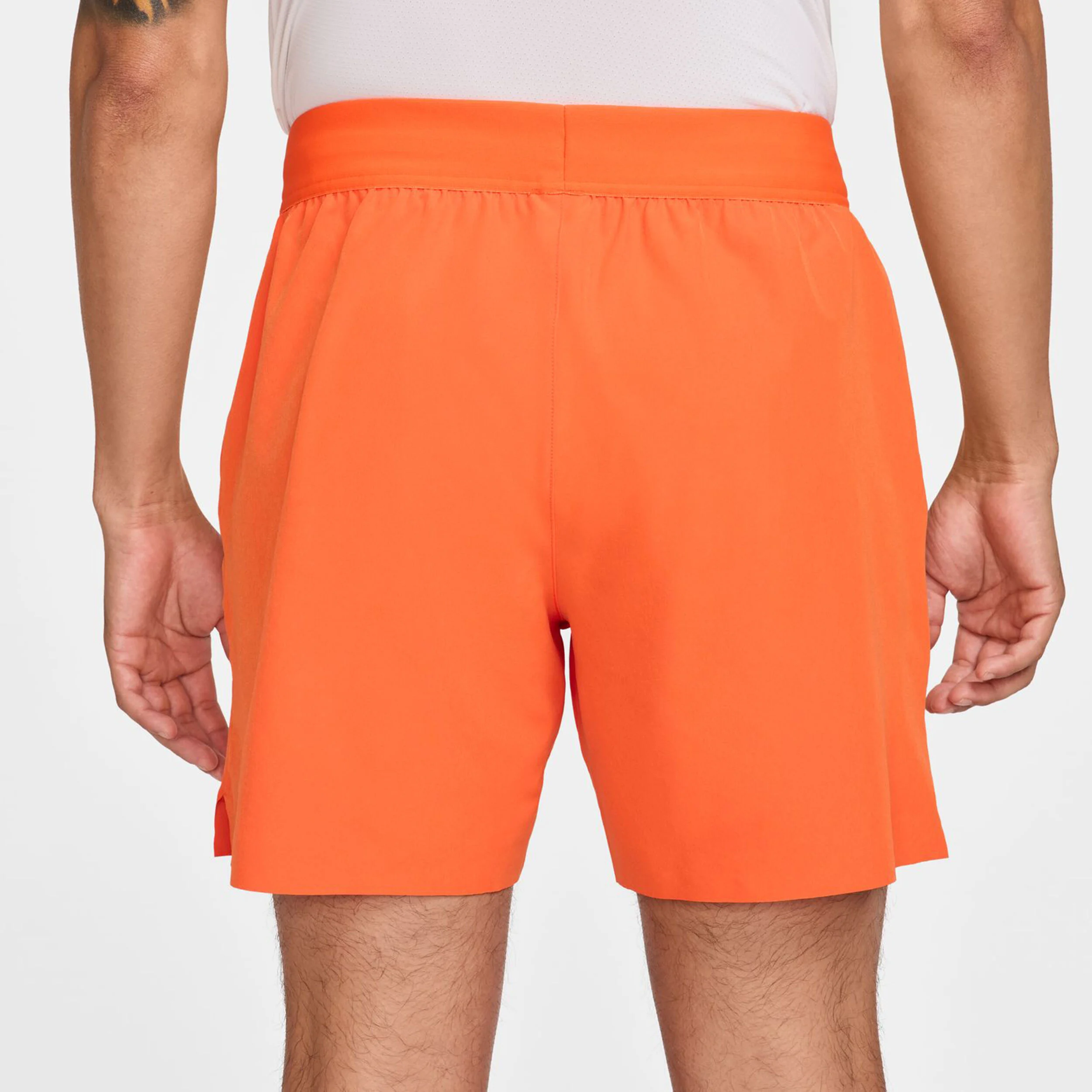 Nike Court Dri-Fit Advantage 6in Shorts Hommes - Orange , Noir