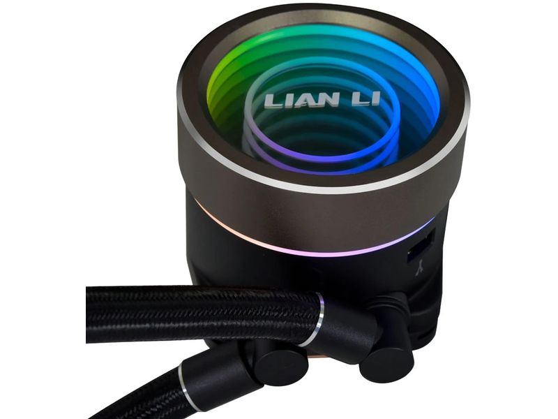 Lian Li Wasserkühlung Galahad II 240 Trinity SL-INF Schwarz Wasserkühler für Intel und AMD Prozessorsockel mit leisen RGB-Lüftern