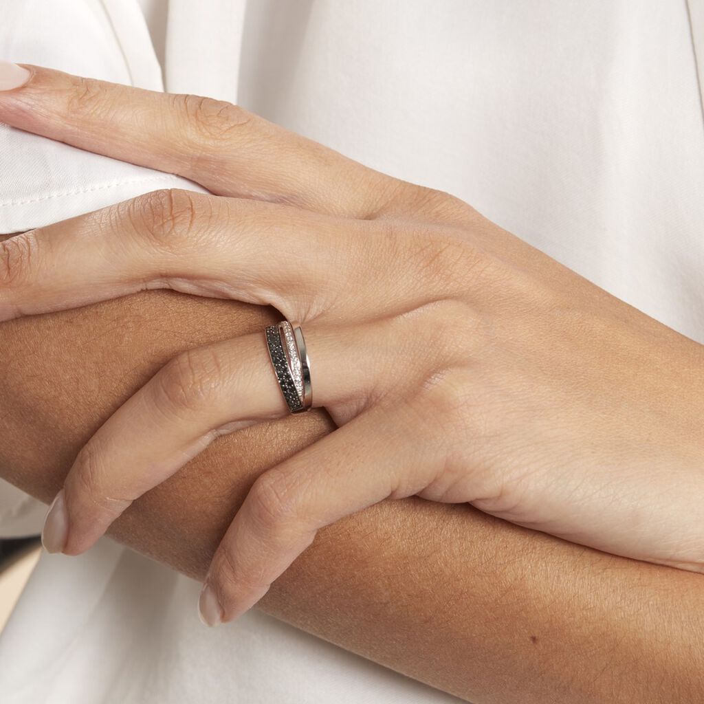 Bague Virginie Or Blanc Diamant