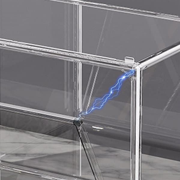 Plast udstillingsboks 36x27x22cm