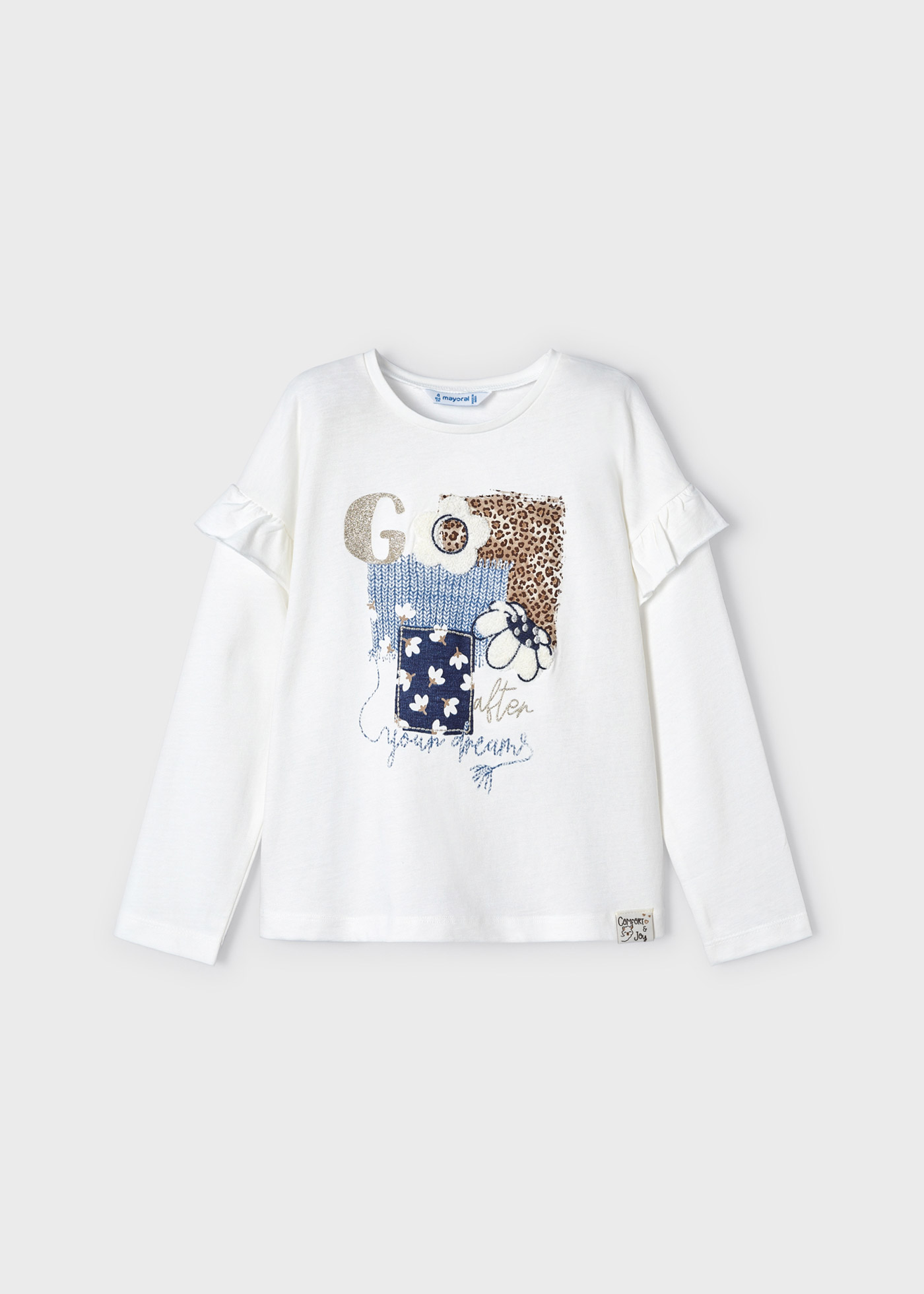 Camiseta estampada Better Cotton para meninas