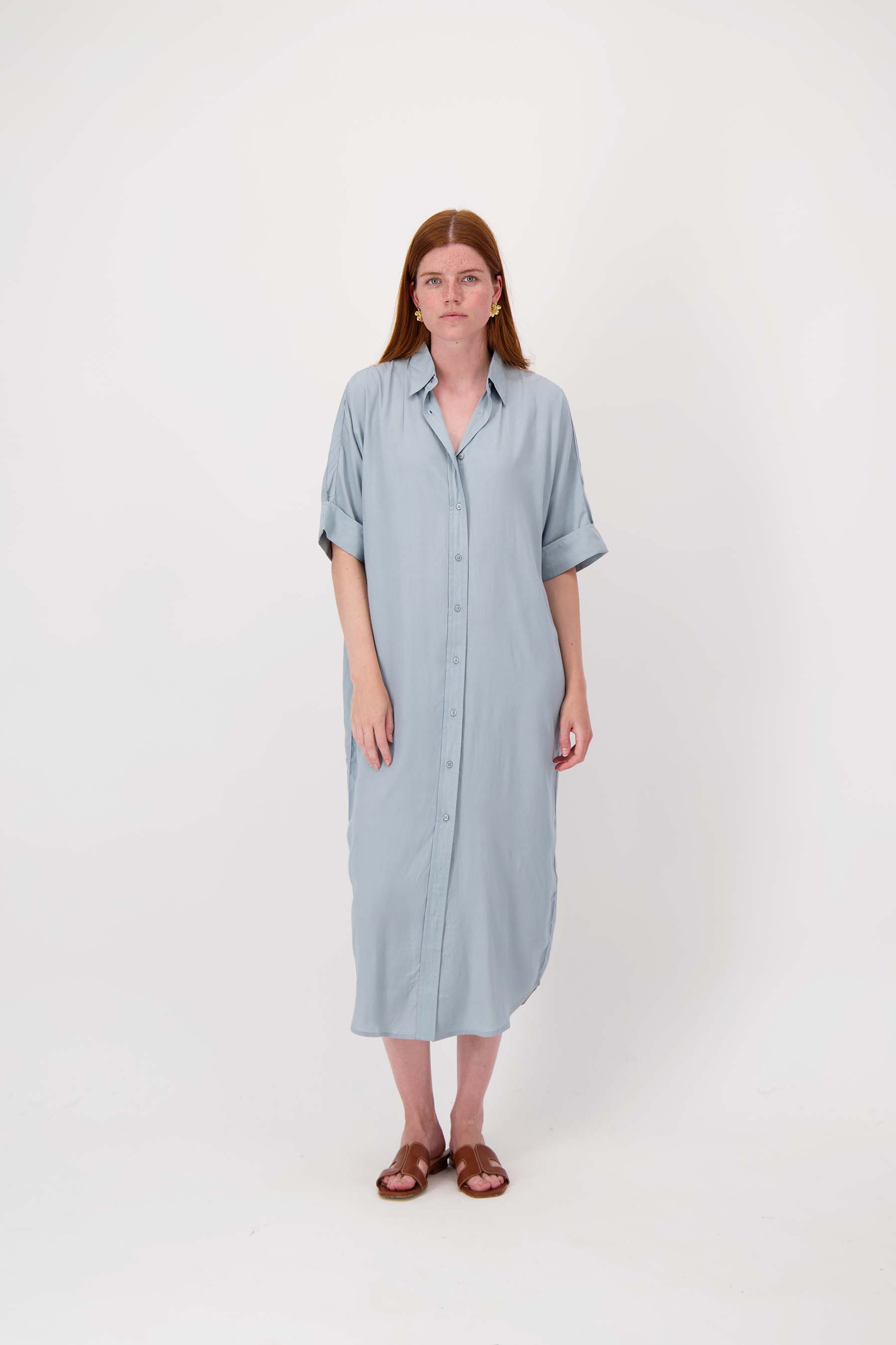 lange blouse jurk