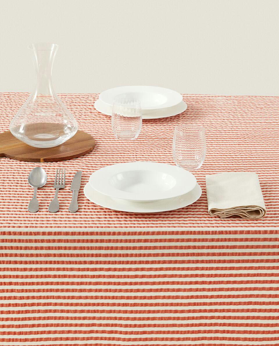 TOALHA DE MESA LISTRADA