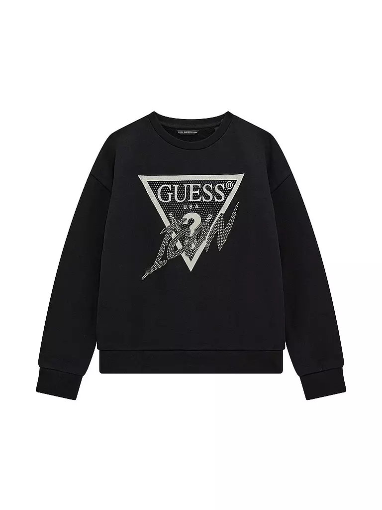 GUESS Mädchen Sweater schwarz