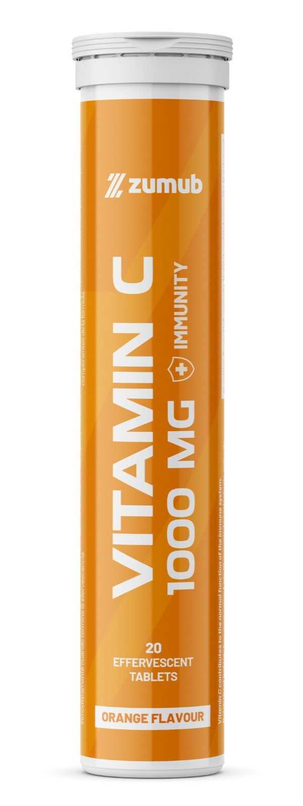 Zumub Vitamina C 1000 mg 20 comprimidos efervescentes