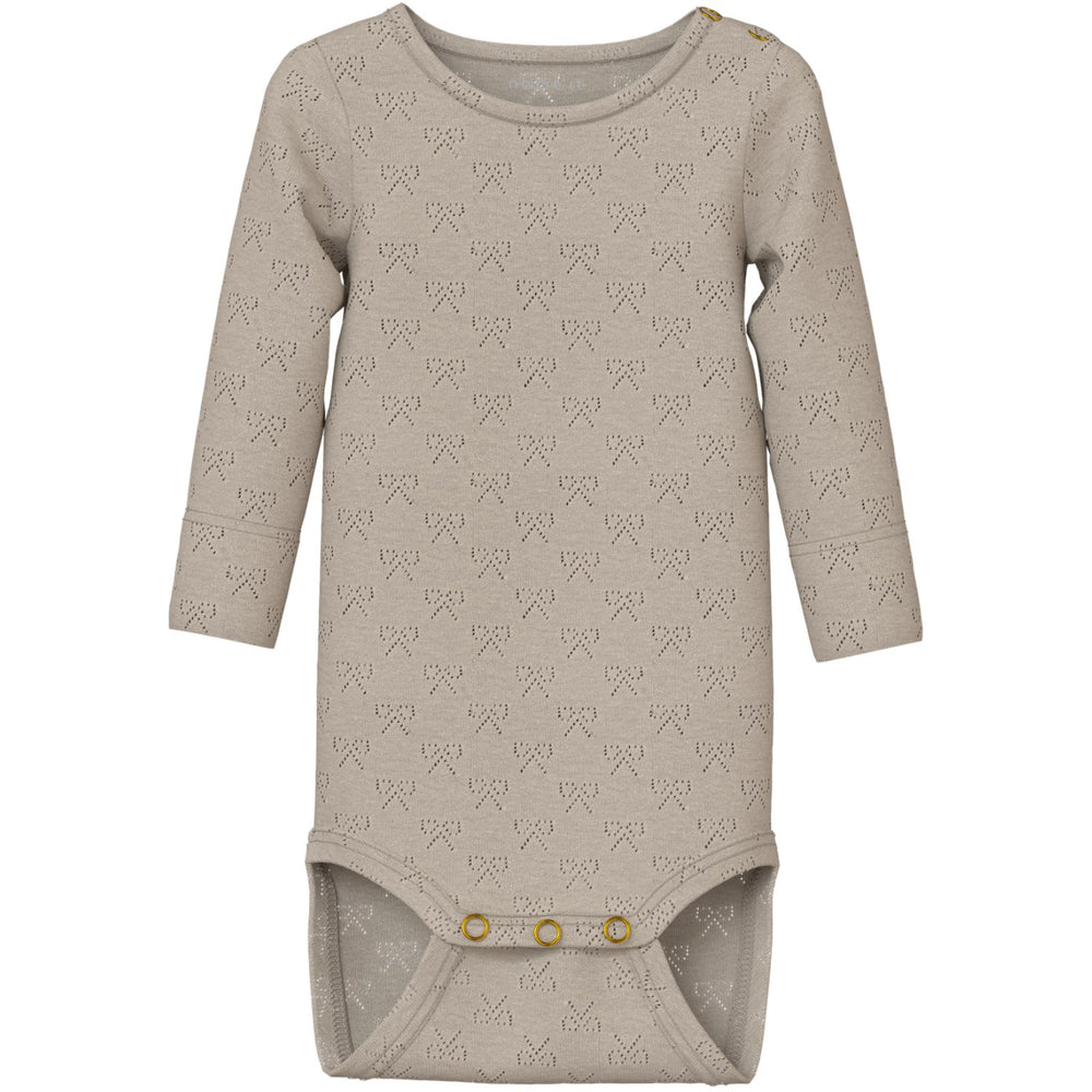 Køb Name It Feather Gray Nbfsif Ls Slim Body