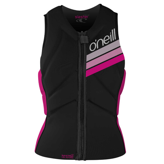O'Neill Wetsuits Wms Slasher Kite Vest GLIDE-BLACK/BERRY SU20