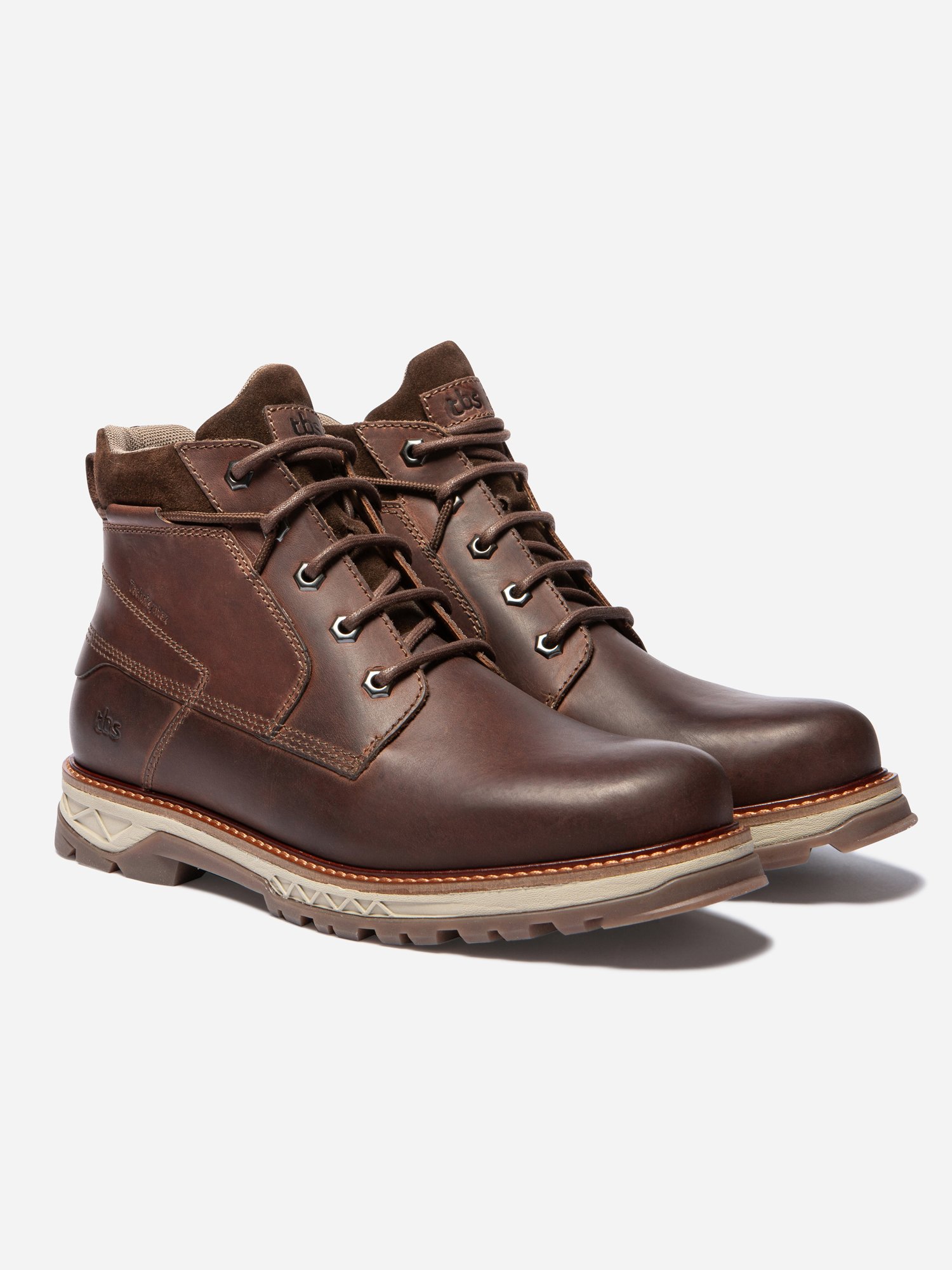 Boots Homme Confort Purefoam Cuir Marron
