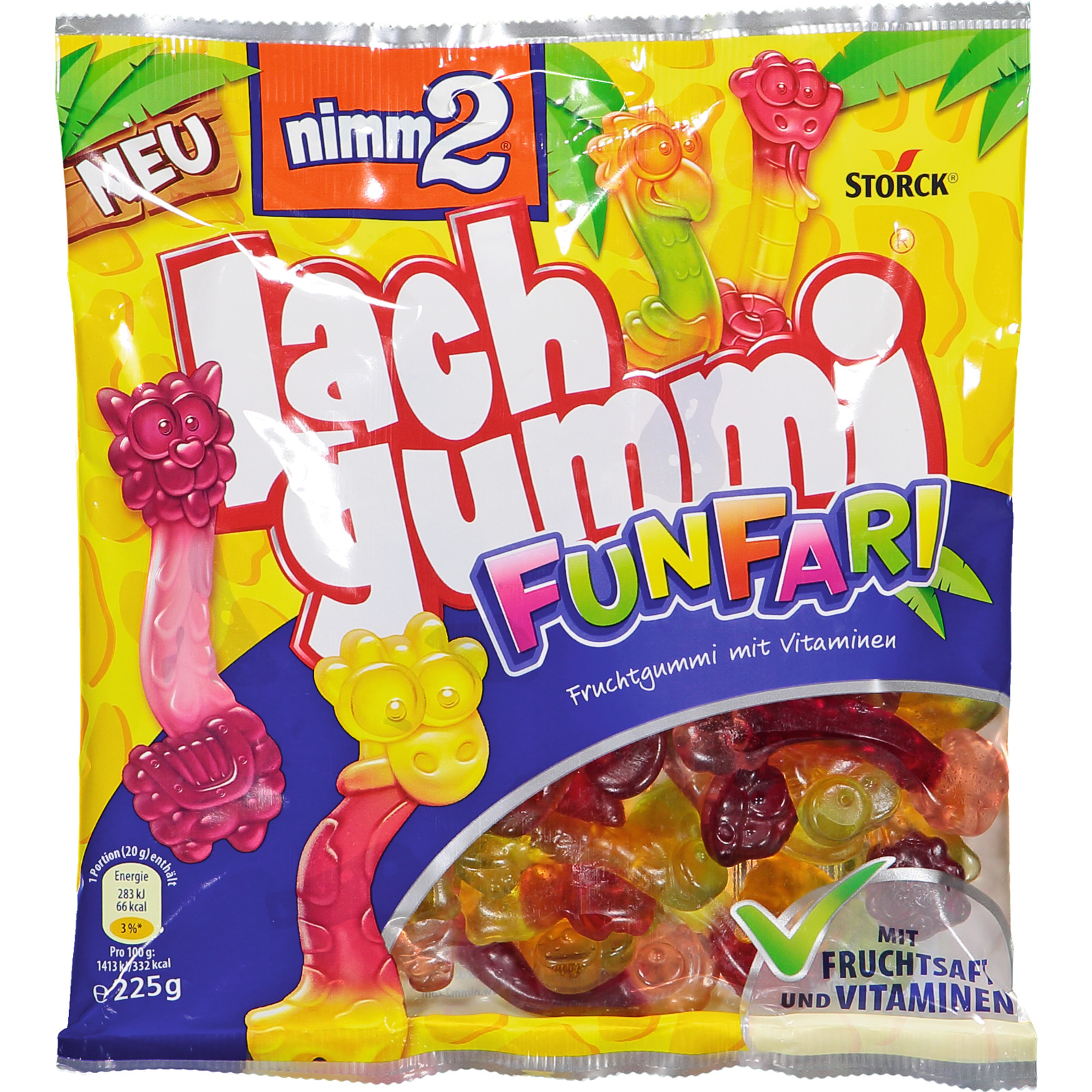 Nimm2 Lachgummi Funfari 225g