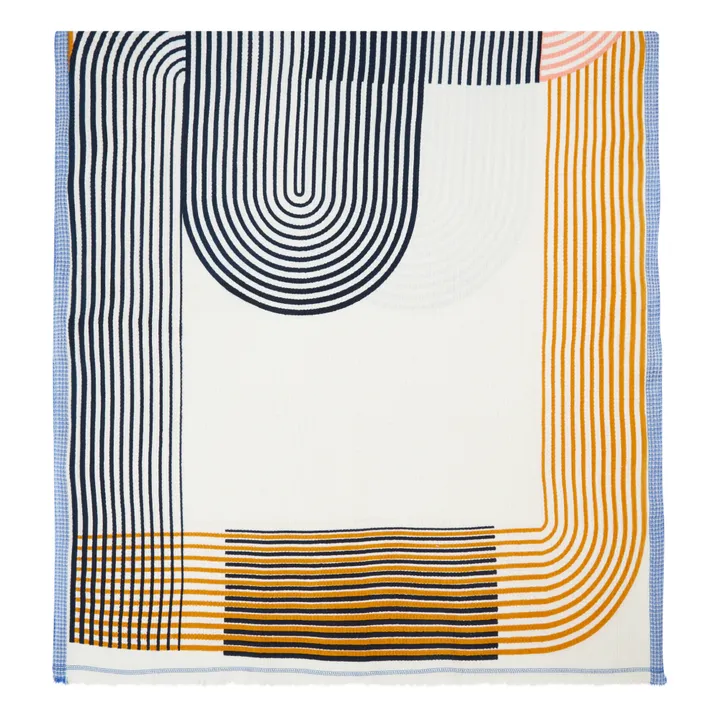 Mapoésie Fouta en nid d'abeille Dylan - 1 place | Rose