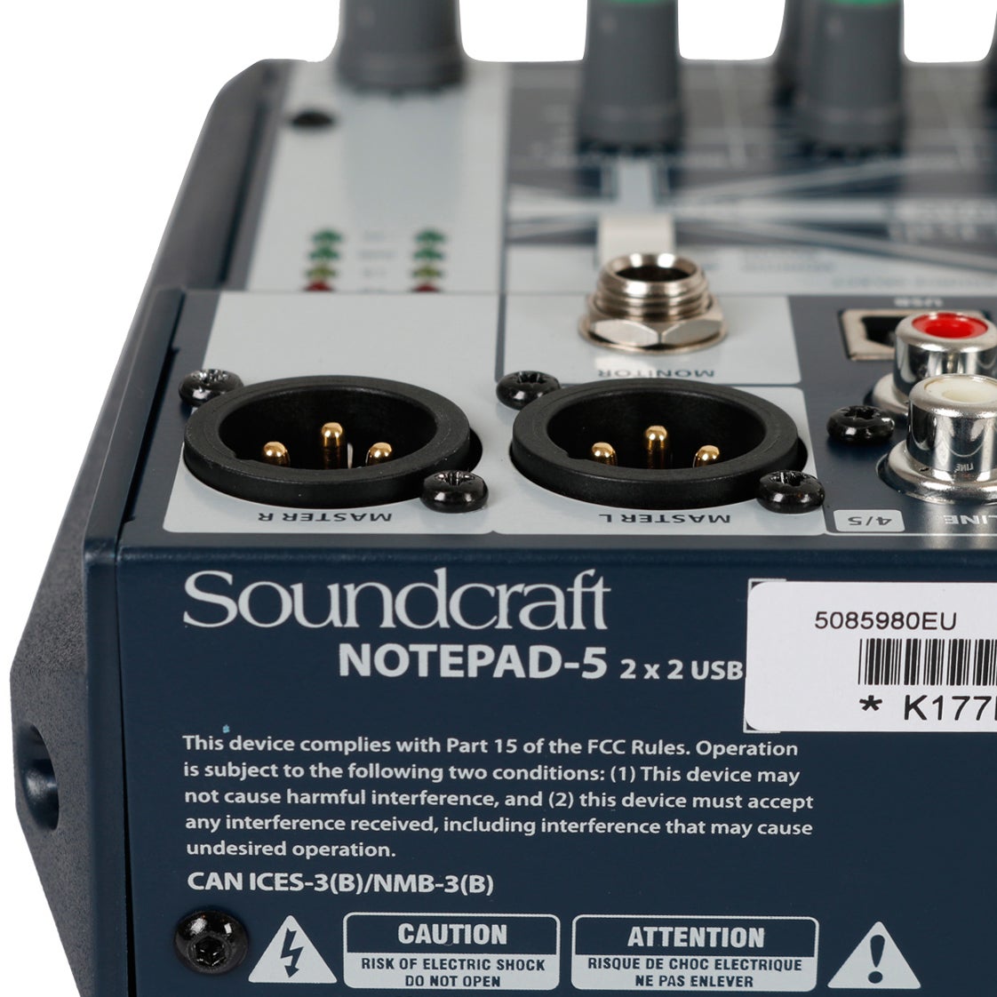 Soundcraft Notepad-5 mengpaneel