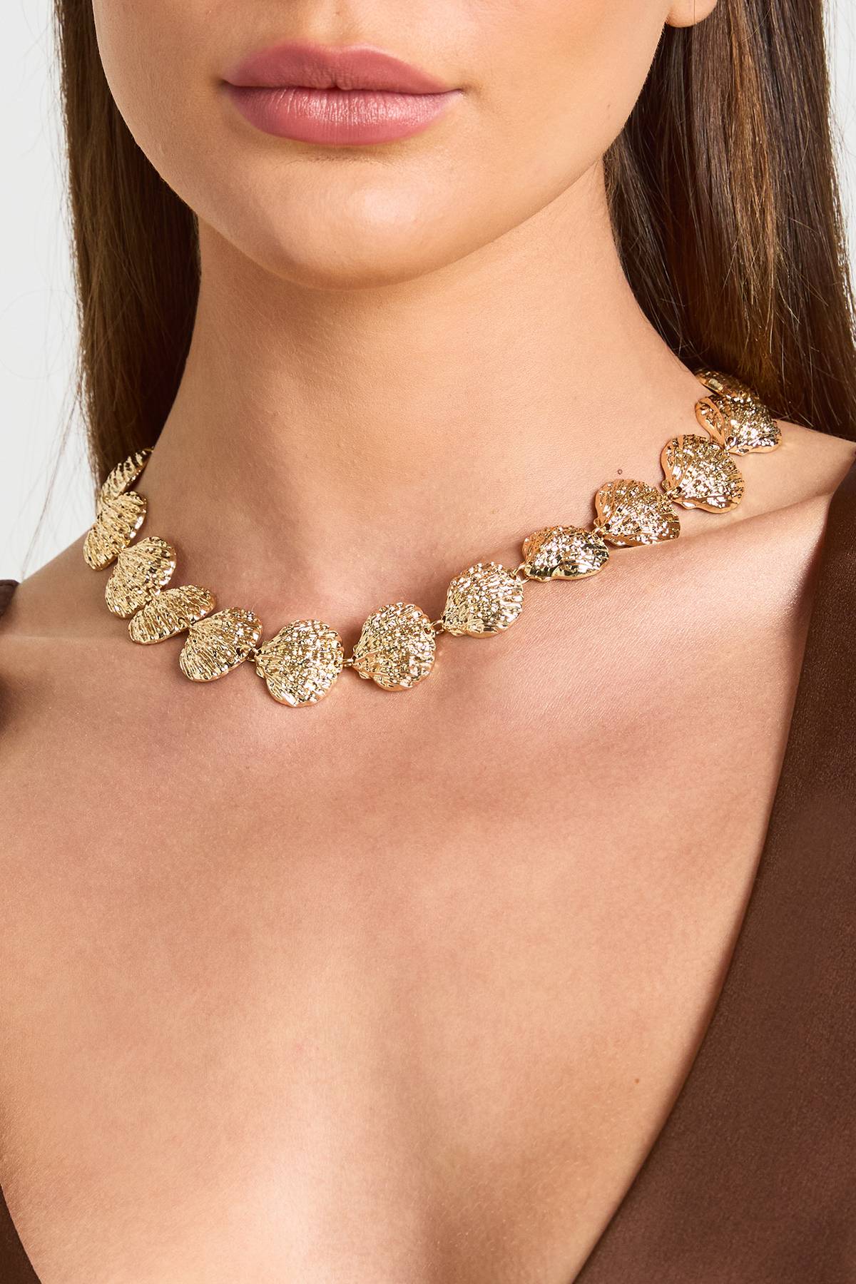 boohoo Collier Plastron Coquillage