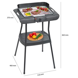 Standgrill 2000 Watt ca. 35 x 24 cm Bomann BQS 2244
