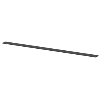 Plank grenenhout zwart geschaafd ca. 1,5 x 13,5 cm, lengte ca. 180 cm