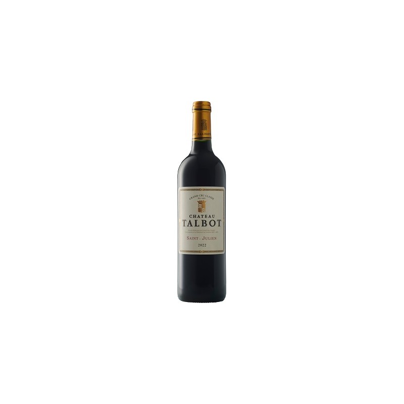 Château TALBOT 2022 - Saint-Julien - 4ème Cru Classé - par Caisse bois de 6 bouteilles 75 cl