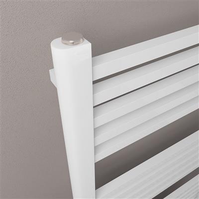 Eastbrook Rion handdoekradiator 50x80cm 419W wit glans