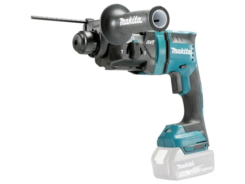 Makita DHR182Z - Roterende hammer - ledningfri - 3 tilstande - SDS-plus 18 mm - 1.7 Joule - intet batteri - 18 V