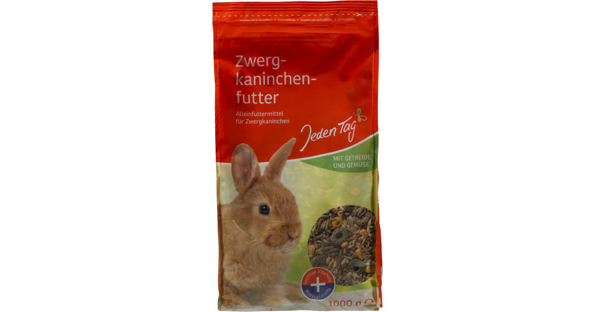 Jeden Tag Zwergkaninchenfutter