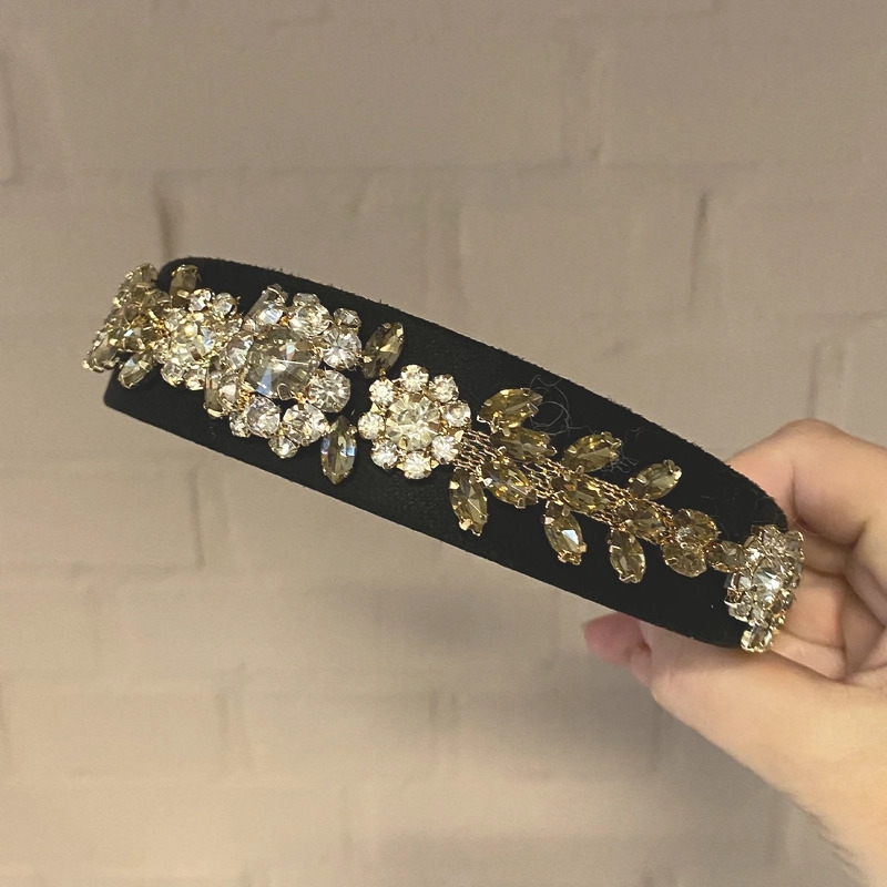 By Stær VITA Hairband - Black With Stone