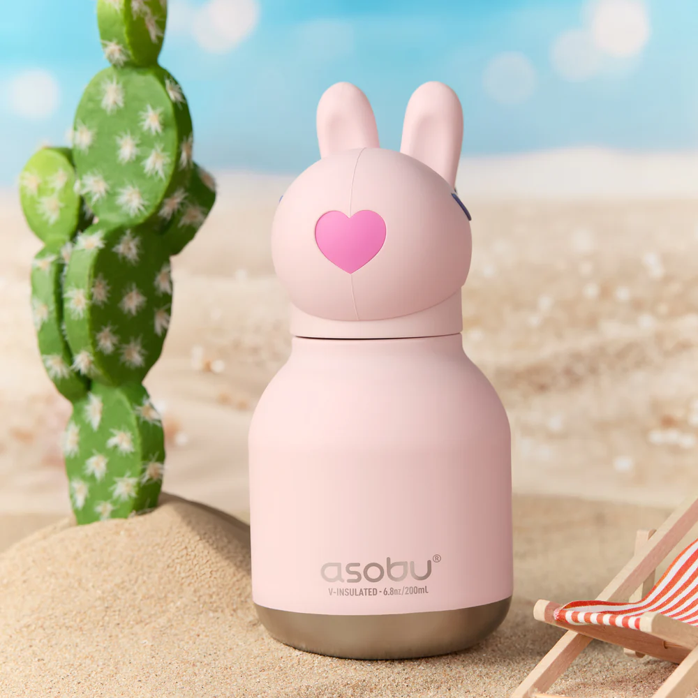 Asobu Asobu Rvs drinkfles Mini Bestie Bunny - 260 ml