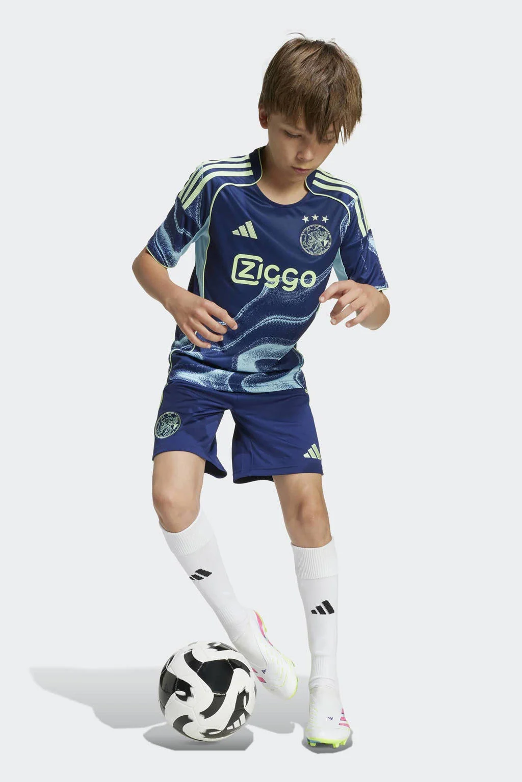adidas Performance Junior Ajax Amsterdam voetbalshort sportbroek Uit