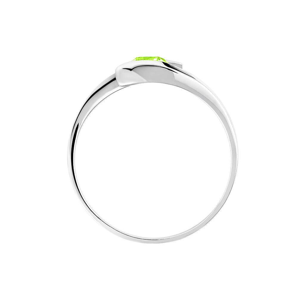Bague Tiphaine Or Blanc Péridot