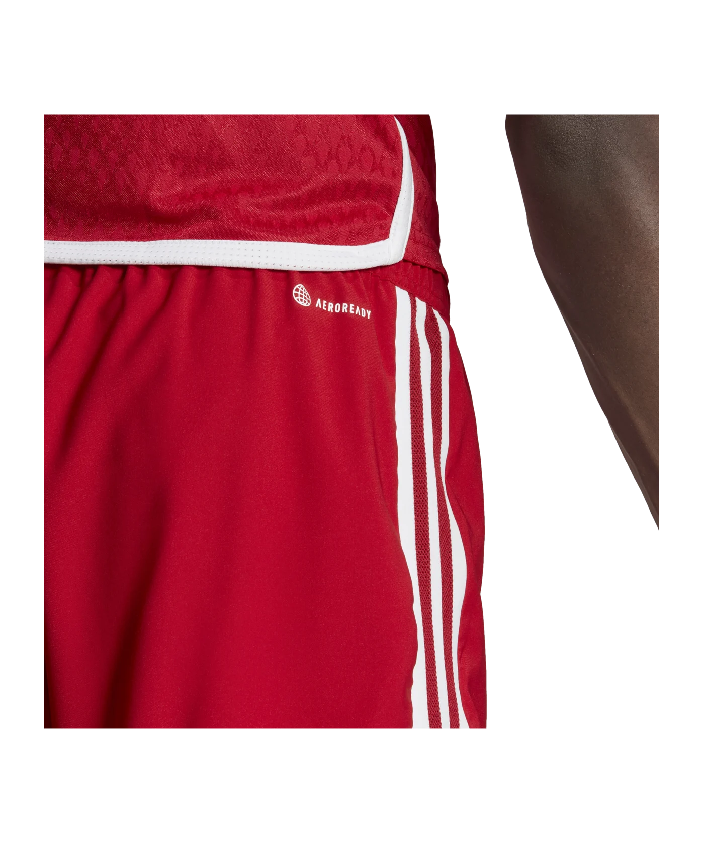 adidas Tiro 23 Competition Match Short Rot Weiss