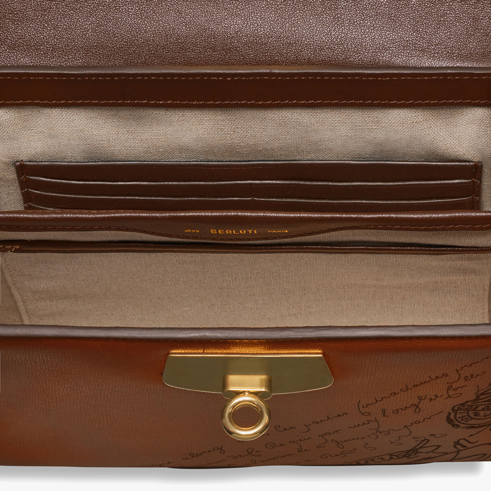 Sac Bandoulière E'Mio En Cuir Scritto