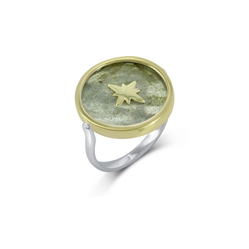 Bague Reine labradorite