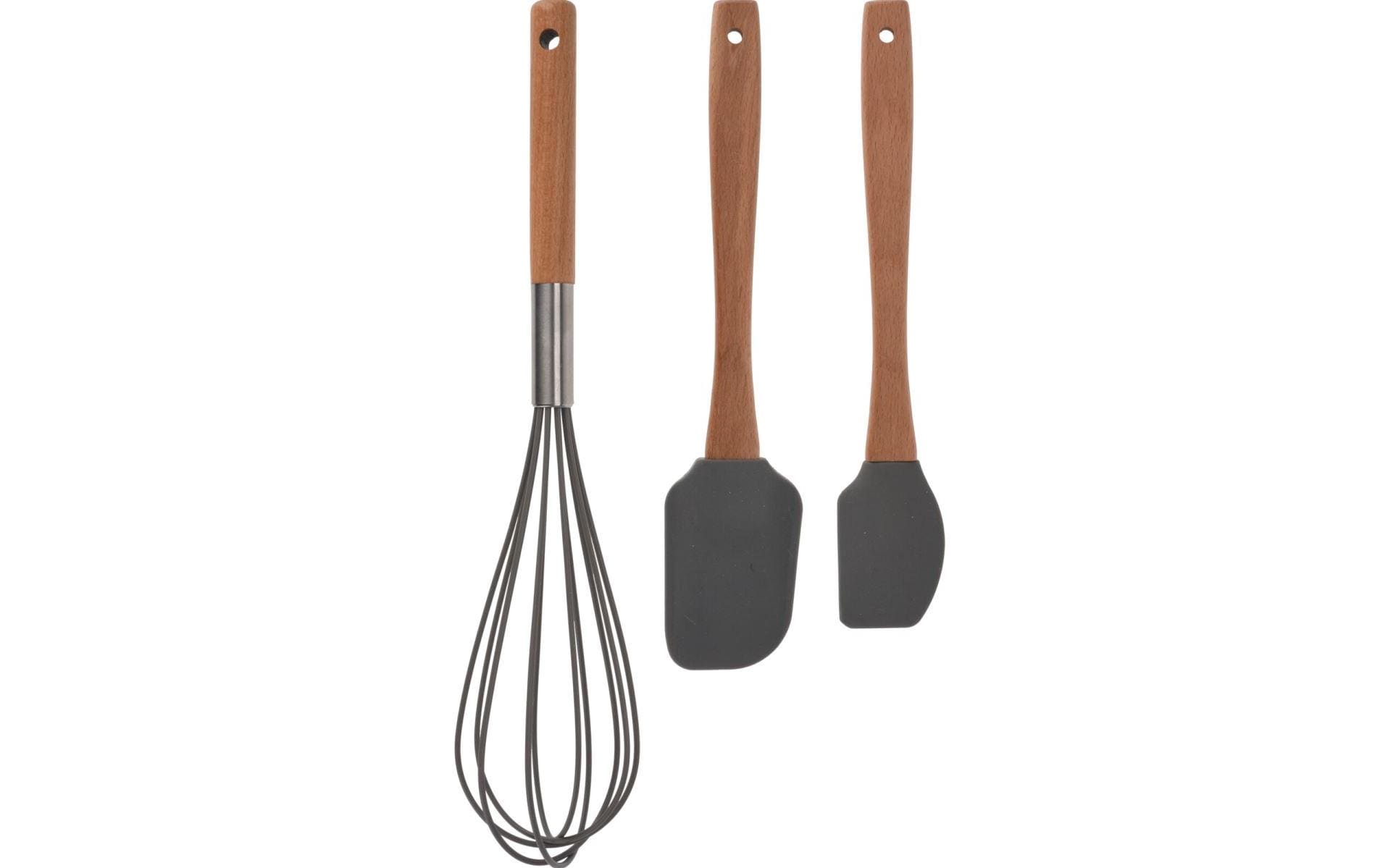 Backutensilien-Set, 3-teilig Braun/GrauNützliches Set für Ihre Küche