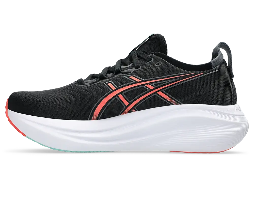 ASICS Gel-Nimbus 27 Hardloopschoenen Zwart/Roze Heren