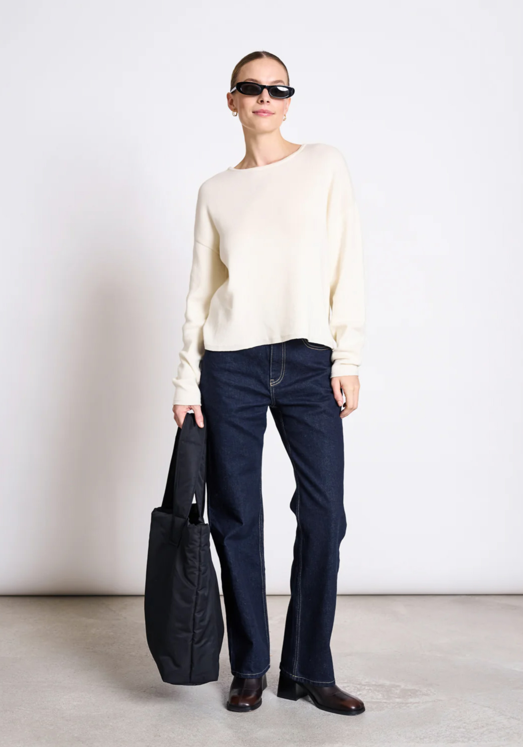 Jan 'n June Pullover Jan 'n June Light Knit Jumper Williamsburg Offwhite | RRREVOL