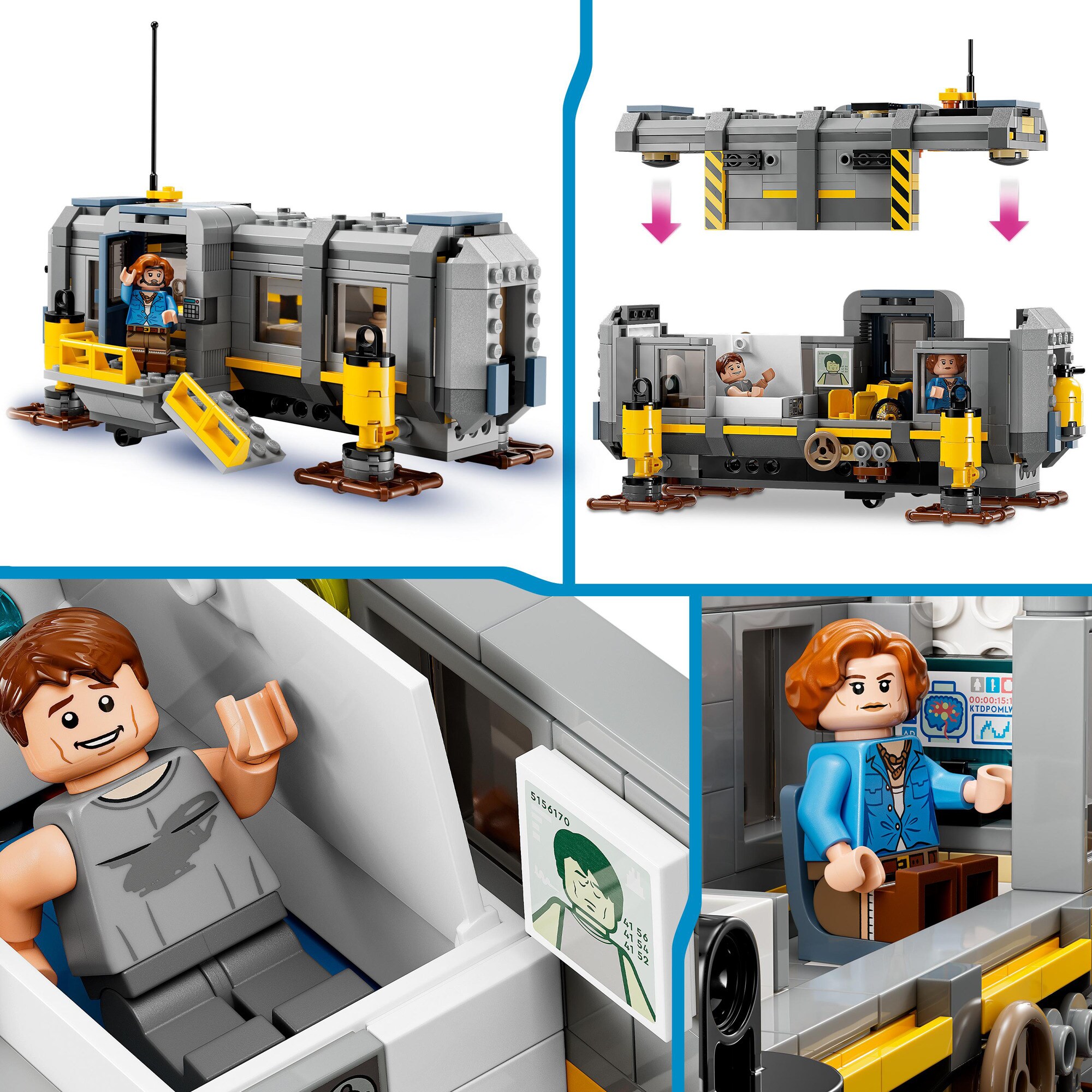 LEGO Konstruktionsspielzeug Avatar Schwebende Berge: Site 26 und RDA Samson