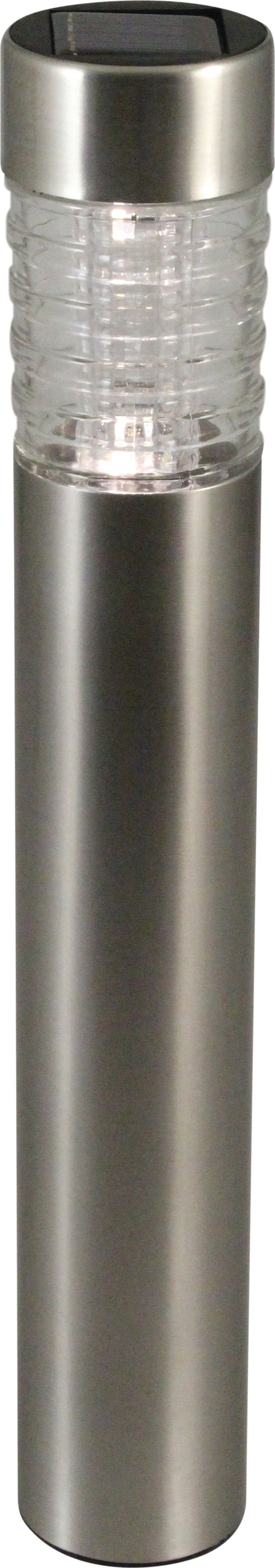 Luxform Lighting solar staande lamp Tacoma RVS 6,2 x 6,2 x 37,4 cm