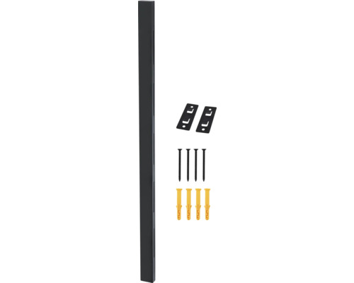 CENTA wandprofiel REGULUS 800 x 40 x 20 mm zwart mat