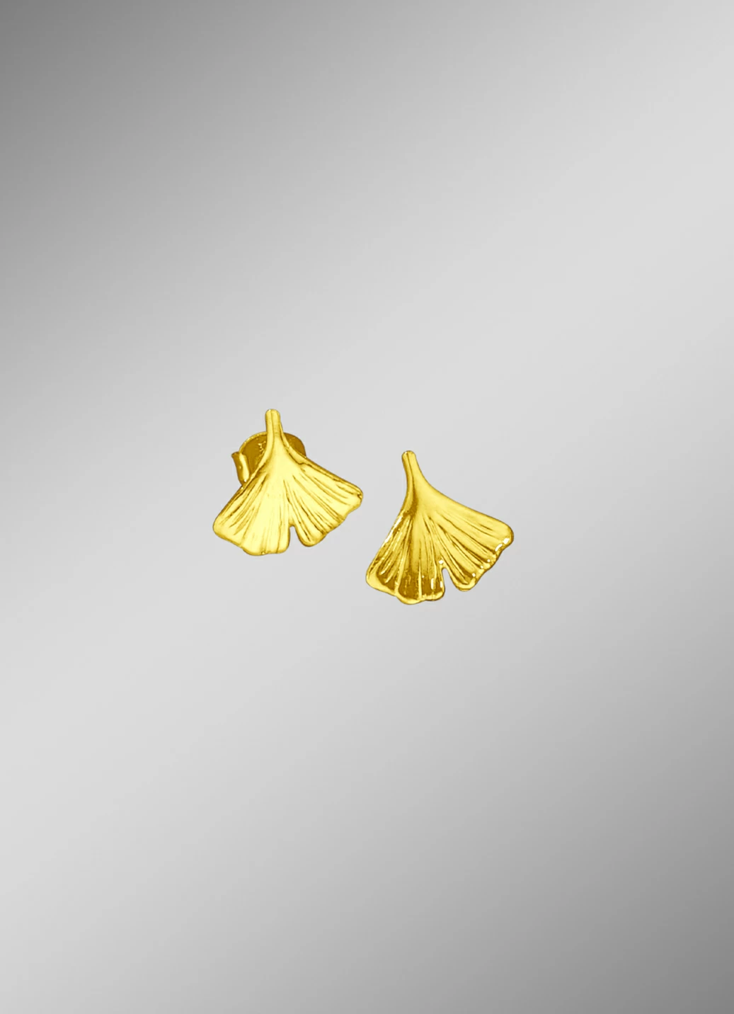 Ohrstecker Ginkgoblatt