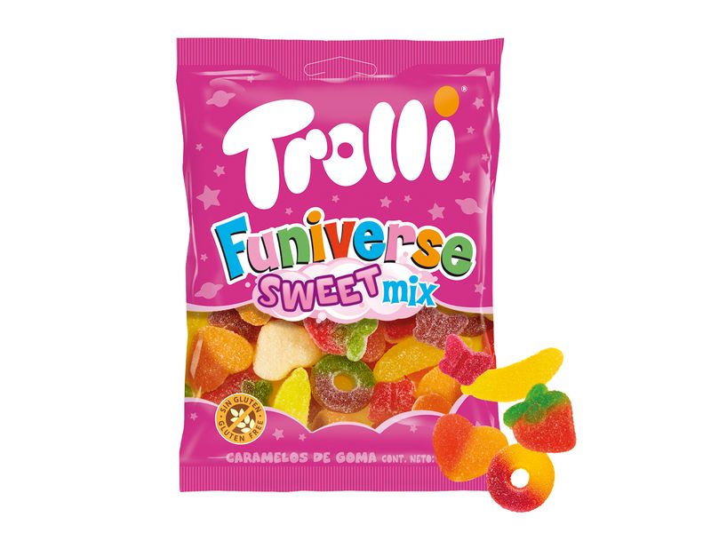 Trolli Gummibonbons Funiverse Sweet Mix 100 g Gummibonbons