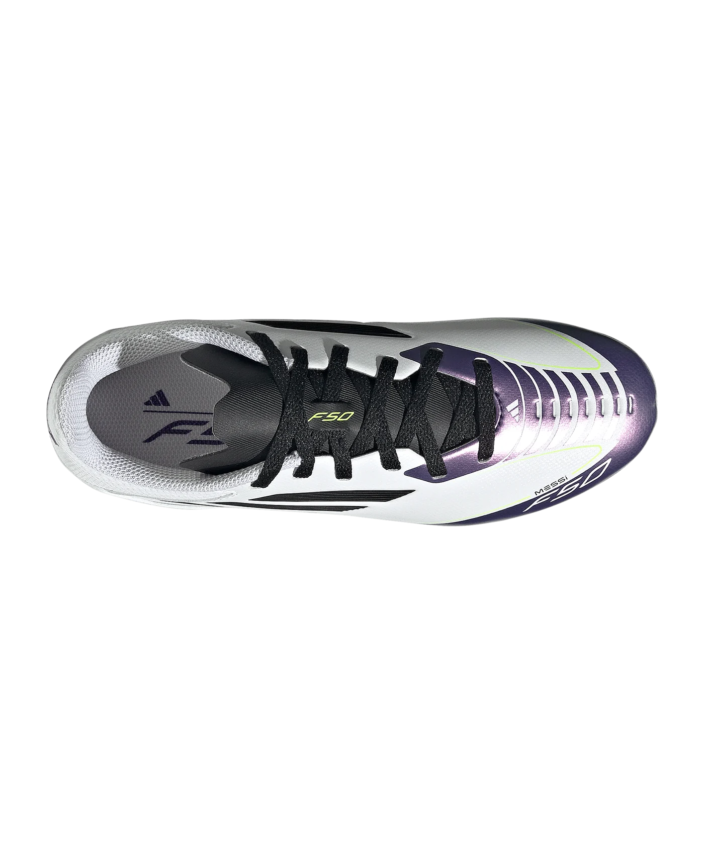 adidas F50 League FG/MG Messi Triunfo Estelar Kids Weiss Schwarz
