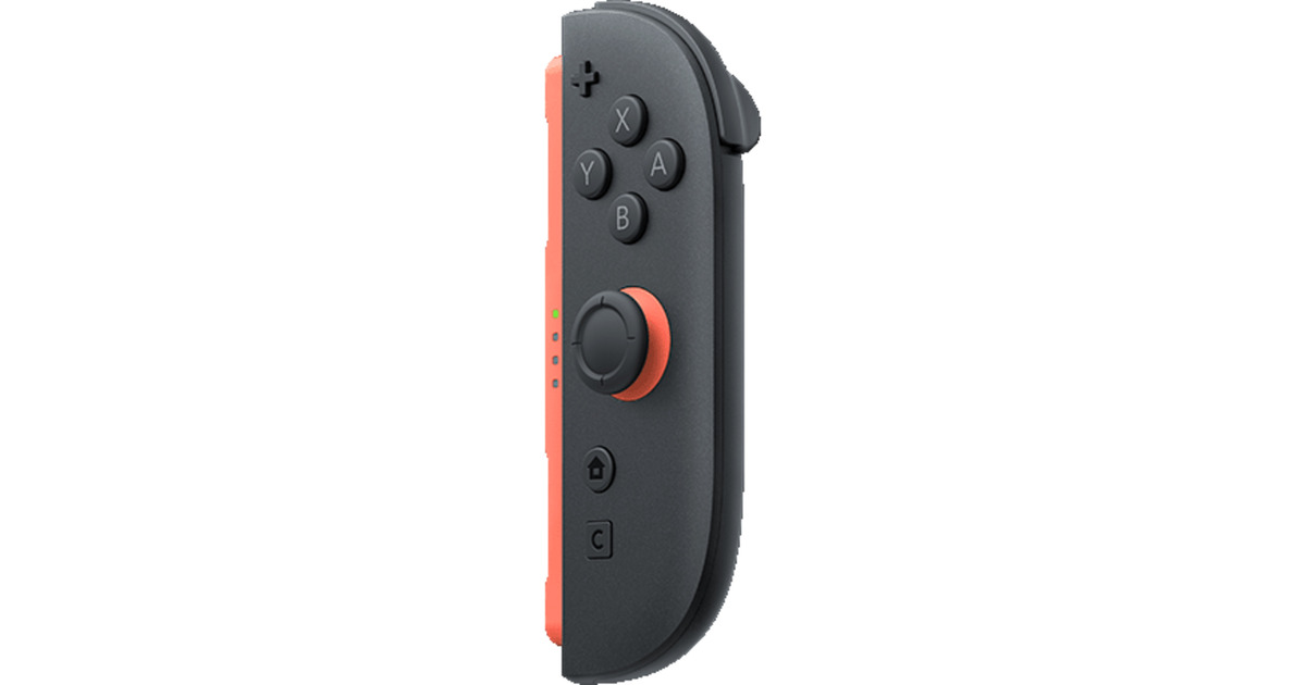 NintendoJoy-Con 2 - Rechts gamepad  (Zwart/lichtrood)