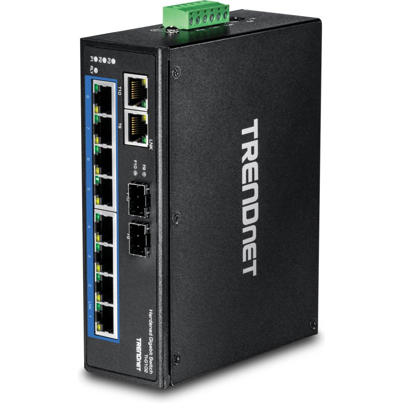Trendnet TI-G102 commutateur réseau Gigabit Ethernet (10/100/1000) Noir