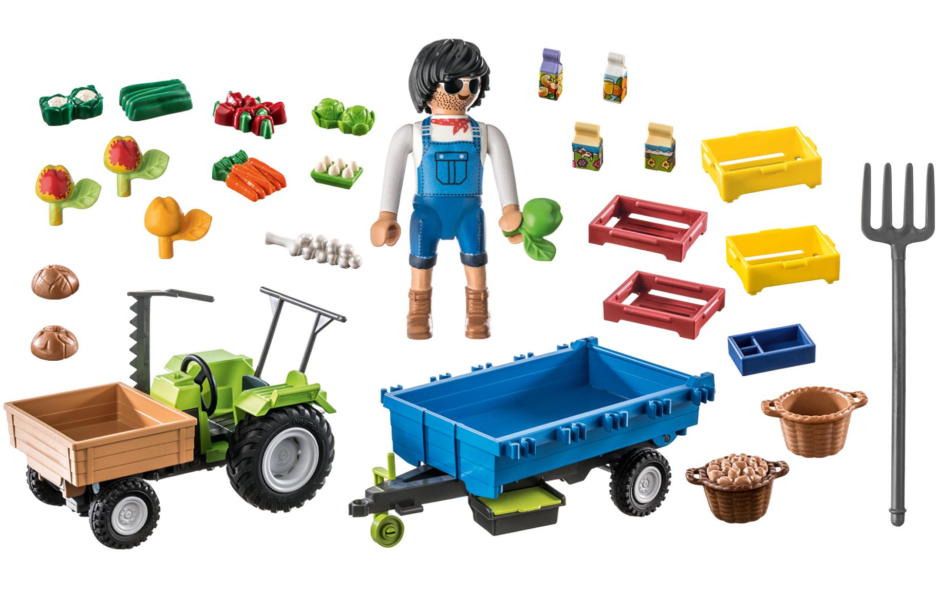 Country Traktor mit Hänger 71249Bauern-Spielset