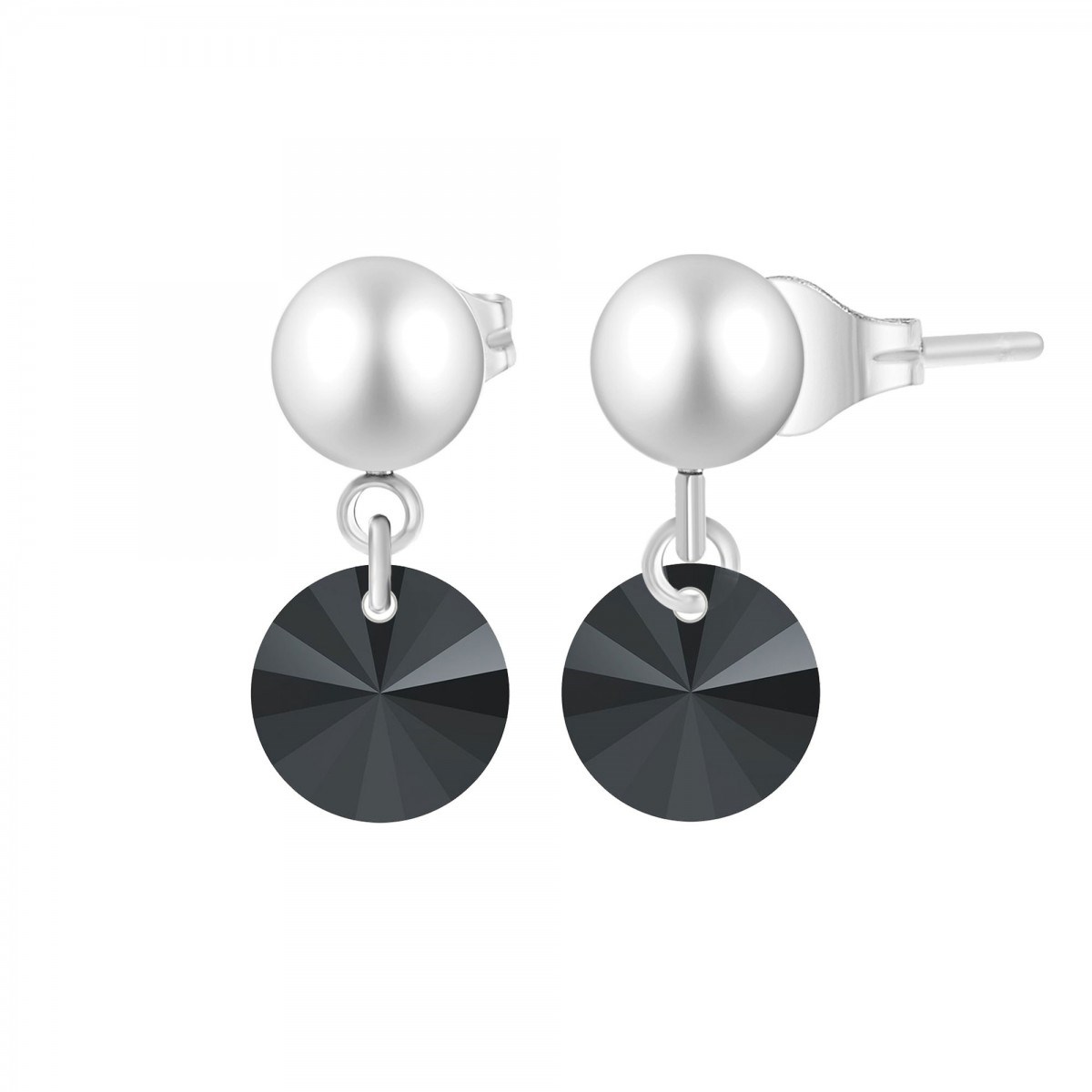 Boucles d'oreilles SC Crystal ornées de Cristaux scintillants