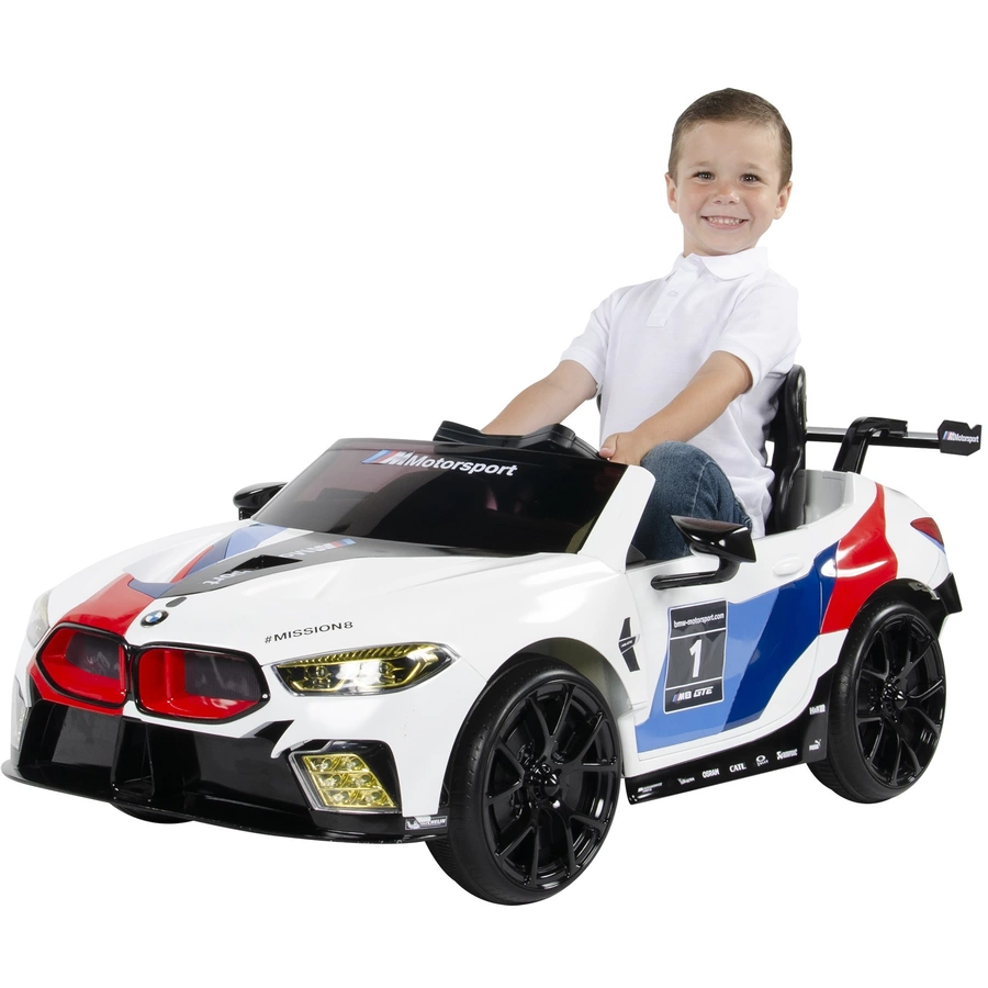 ROLLPLAY Elektroauto BMW M8 GTE Weiß Weiß
