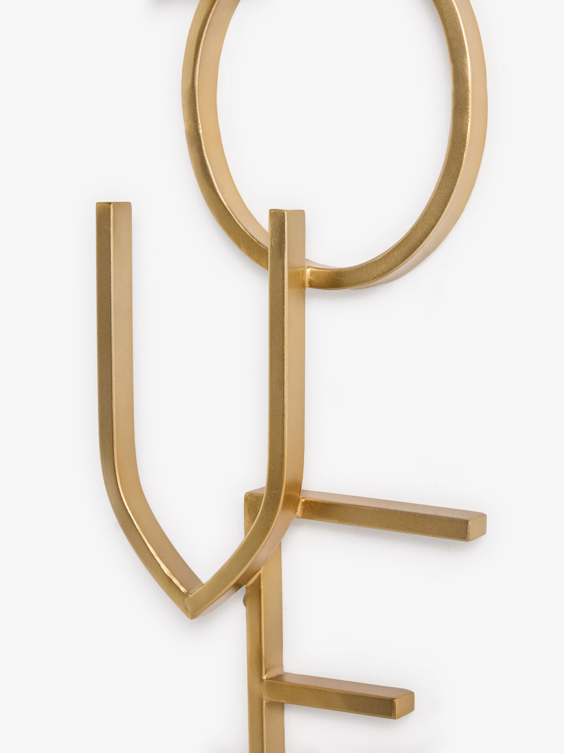 LOVE Word Metal Wall Plaque
